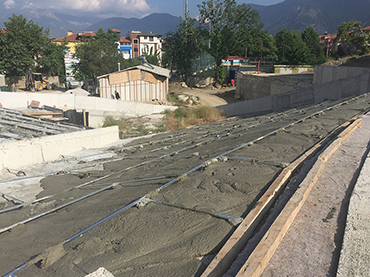 Eğimli alanlarda Hafif Şap, Hafif Beton uygulaması