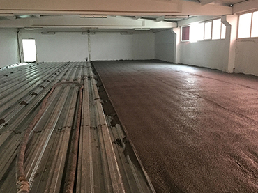 Fabrika içi Hafif Beton Hafif Şap ile  asma kat kazanımı