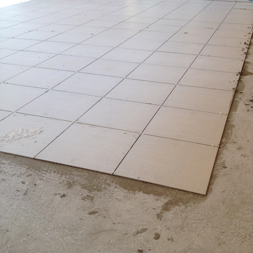 Hafif Şap üstü Seramik uygulama